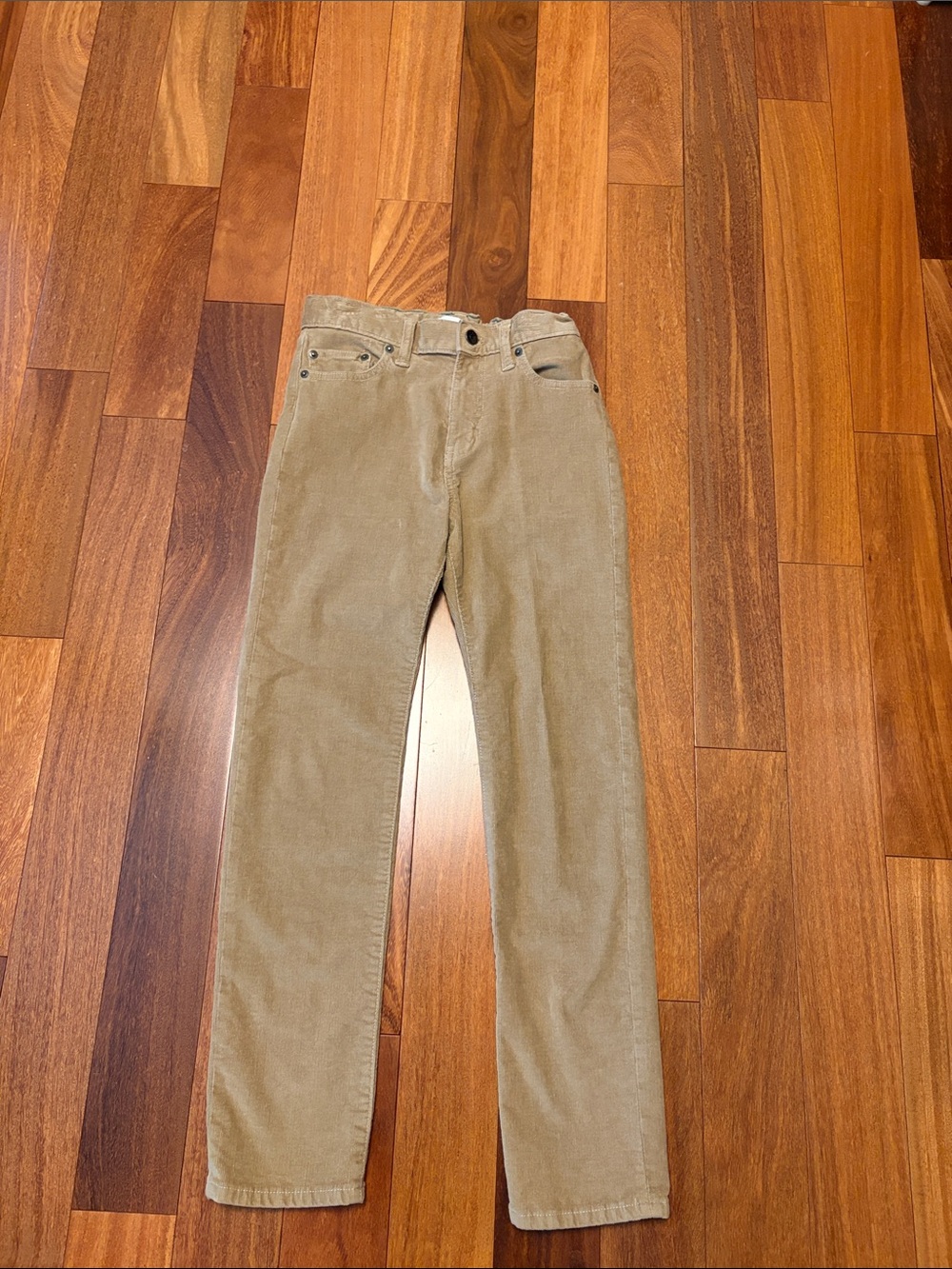 J. Crew Factory Kids Corduroy Pants in Light Brown